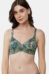 Triumph Double Layered Wired Full Coverage Minimiser Bra - Green - Dark Combination — thumbnail 1